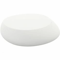 Vondom STONE Lounge Tisch - 87x83x25 Cm - Weiß
