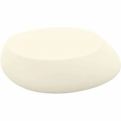 Vondom STONE Lounge Tisch - 87x83x25 Cm - Ecru