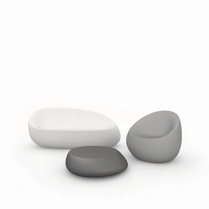 Vondom STONE Lounge Tisch - 87x83x25 Cm - Eis - Mit RGB LED 4 Vondom STONE Lounge Tisch - 87x83x25 Cm - Eis - Mit RGB LED – Bild 4