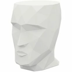 Vondom ADAN Tisch - 68x49x70 Cm - Weiß