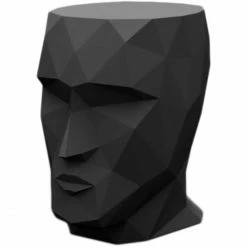 Vondom ADAN Tisch - 68x49x70 Cm - Schwarz