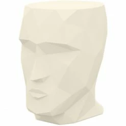 Vondom ADAN Tisch - 68x49x70 Cm - Ecru