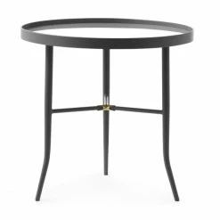 Normann Copenhagen Lug Beistelltisch Klein - ø 50 Cm - Höhe 49 Cm - Grey