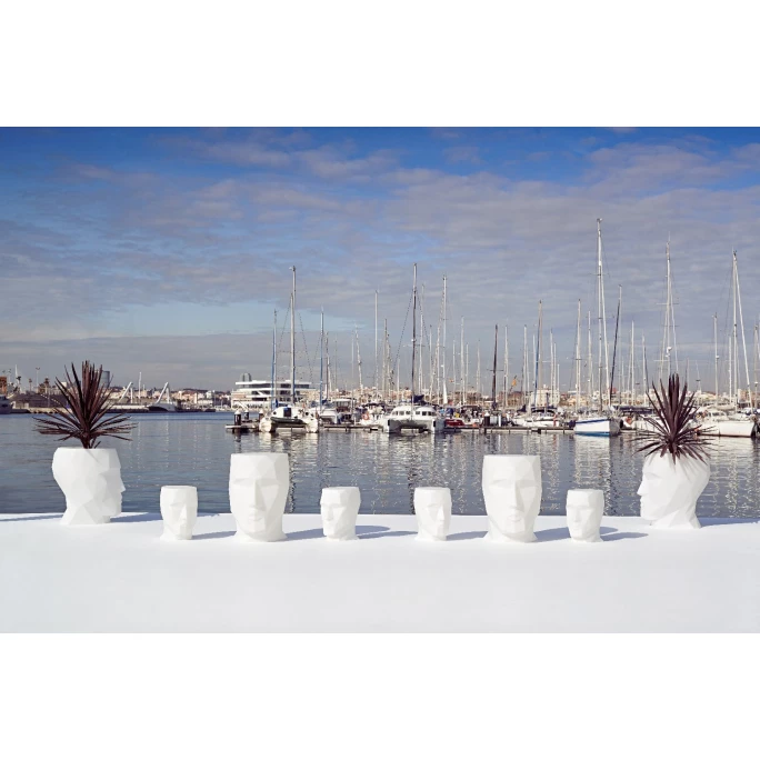 Vondom ADAN Tisch - 68x49x70 Cm - Eis - Mit Weißem LED 5 Vondom ADAN Tisch - 68x49x70 Cm - Eis - Mit Weißem LED – Bild 5