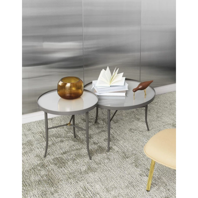 Normann Copenhagen Lug Beistelltisch Klein - ø 50 Cm - Höhe 49 Cm - Grey 3 Normann Copenhagen Lug Beistelltisch Klein - ø 50 Cm - Höhe 49 Cm - Grey – Bild 3