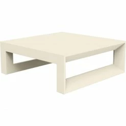 Vondom FRAME SUN CHAISE Tisch - 60x60x22 Cm - Ecru