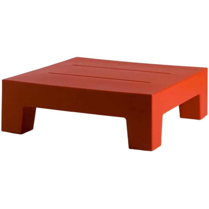 Vondom JUT SUN CHAISE Tisch - 60x60x20 Cm - Rot 1 Vondom JUT SUN CHAISE Tisch - 60x60x20 Cm - Rot