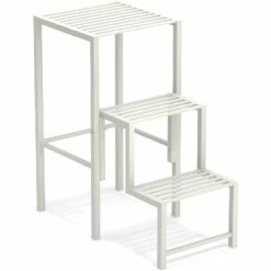 Emu AERO Blumentreppe / Beistelltisch - Höhe 64 X Breite 35 X Tiefe 32 Cm - Weiß