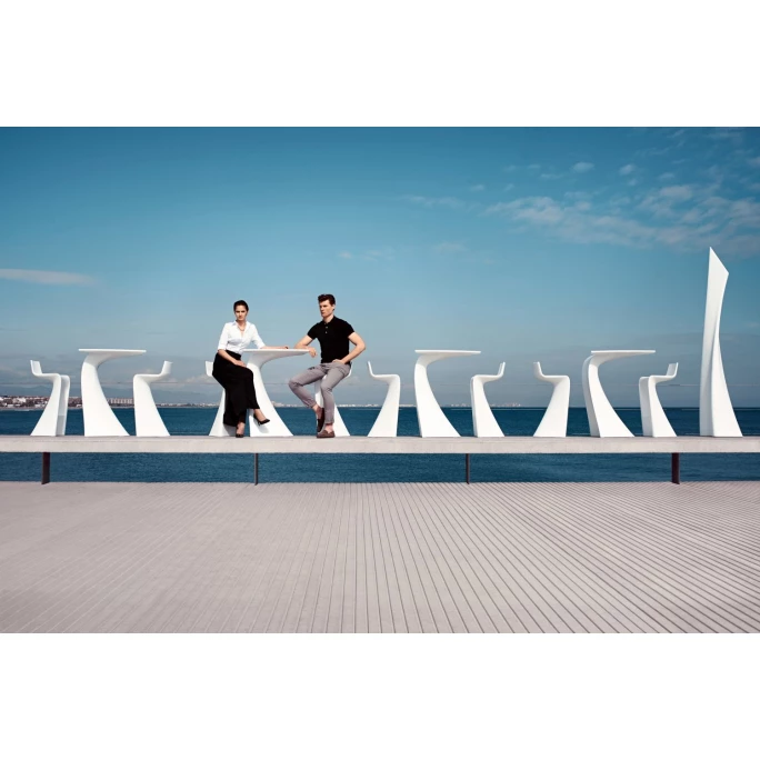 Vondom WING BAR Tisch - 50x76x100 Cm - Schwarz 4 Vondom WING BAR Tisch - 50x76x100 Cm - Schwarz – Bild 4