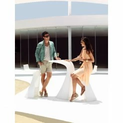 Vondom WING BAR Tisch - 50x76x100 Cm - Eis - Mit RGB LED + Akku -Lambert-shop unnamed file 1404