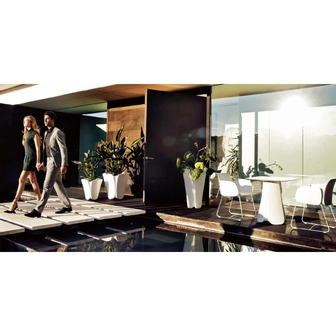 Vondom PEZZETTINA Tisch - 70x70x73 Cm - Taupe 2 Vondom PEZZETTINA Tisch - 70x70x73 Cm - Taupe – Bild 2