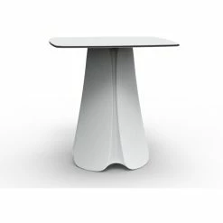 Vondom PEZZETTINA Tisch - 70x70x73 Cm - Eis - Mit Weißem LED