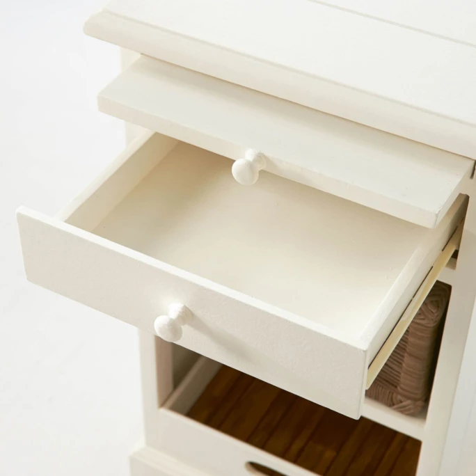 Riviera Maison Rivièra Maison Rangez En Plus Nachttisch - 41x40x73 Cm - Weiß 3 Riviera Maison Rivièra Maison Rangez En Plus Nachttisch - 41x40x73 Cm - Weiß – Bild 3