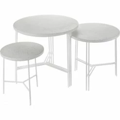 Serax Terrazzo Beistelltisch - Ø 30 Cm - Höhe 35 Cm - Weiß -Lambert-shop unnamed file 1508