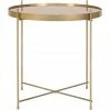 House Nordic Venezia Beistelltisch - 48x48 Cm - Höhe 48 Cm - Brass