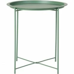 House Nordic Bastia Beistelltisch - 46,8x46,8 Cm - Höhe 50,5 Cm - Grün