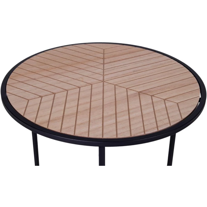 House Nordic Bergamo Beistelltisch - 40x40 Cm - Höhe 45 Cm - Schwarz 4 House Nordic Bergamo Beistelltisch - 40x40 Cm - Höhe 45 Cm - Schwarz – Bild 4