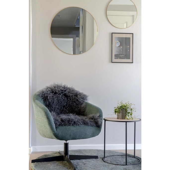 House Nordic Bergamo Beistelltisch - 40x40 Cm - Höhe 45 Cm - Schwarz 5 House Nordic Bergamo Beistelltisch - 40x40 Cm - Höhe 45 Cm - Schwarz – Bild 5