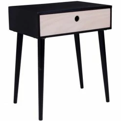 House Nordic Parma Nachttisch - 45x32x54.5 Cm - Schwarz