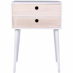 House Nordic Rimini Nachttisch - 45x32x65.5 Cm - Weiß 6 House Nordic Rimini Nachttisch - 45x32x65.5 Cm - Weiß -Lambert-shop unnamed file 1593