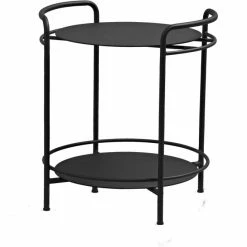 SACKit Patio Tabletttisch - 55x52x59 Cm - Black