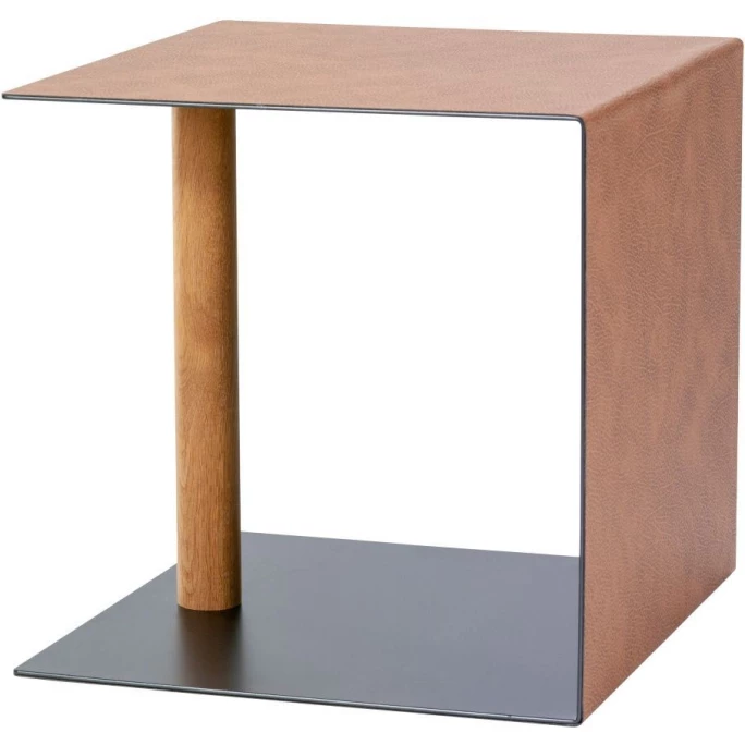 Lind DNA Bull TABLE & MORE Tisch - 40x40x40 Cm - Nature/black/nature 2 Lind DNA Bull TABLE & MORE Tisch - 40x40x40 Cm - Nature/black/nature – Bild 2
