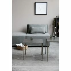 House Doctor Ranchi Beistelltisch - 50x50x45 Cm - Antik Grau -Lambert-shop unnamed file 1635