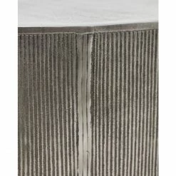 House Doctor Rota Beistelltisch - Ø 50 - Höhe 35 Cm - Silberfarben -Lambert-shop unnamed file 1644