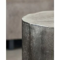 House Doctor Rota Beistelltisch - Ø 50 - Höhe 35 Cm - Silberfarben -Lambert-shop unnamed file 1647