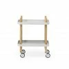 Normann Copenhagen Block Servierwagen - 35x50 Cm - Höhe 64 Cm - Light Grey
