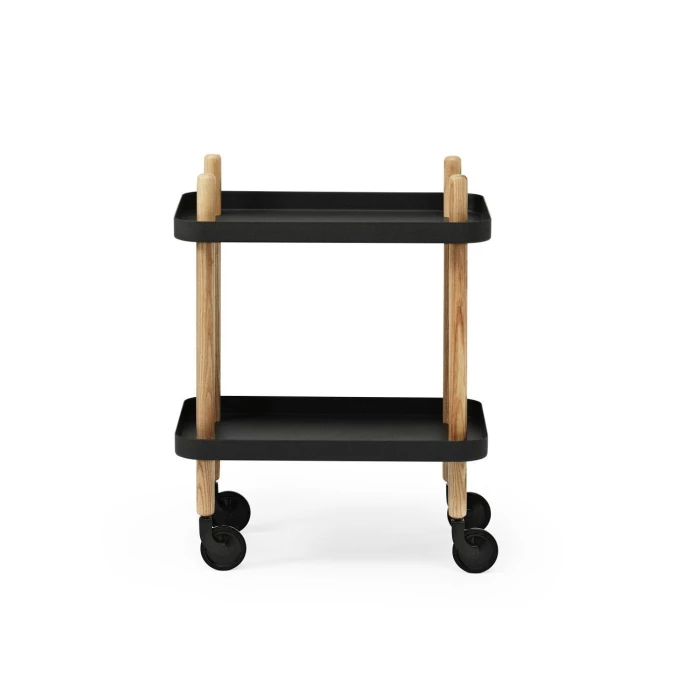 Normann Copenhagen Block Servierwagen - 35x50 Cm - Höhe 64 Cm - Black 1 Normann Copenhagen Block Servierwagen - 35x50 Cm - Höhe 64 Cm - Black