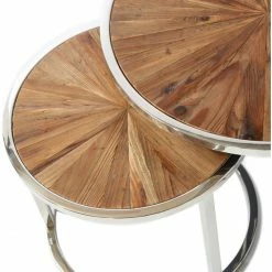 Riviera Maison Rivièra Maison Greenwich Beistelltische Im 2er-Set - 2er-Set - Ø45/60 Cm - Höhe 37/43 Cm - Silberfarben 2 Riviera Maison Rivièra Maison Greenwich Beistelltische Im 2er-Set - 2er-Set - Ø45/60 Cm - Höhe 37/43 Cm - Silberfarben -Lambert-shop unnamed file 168