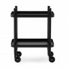 Normann Copenhagen Block Servierwagen - 35x50 Cm - Höhe 64 Cm - Black/black