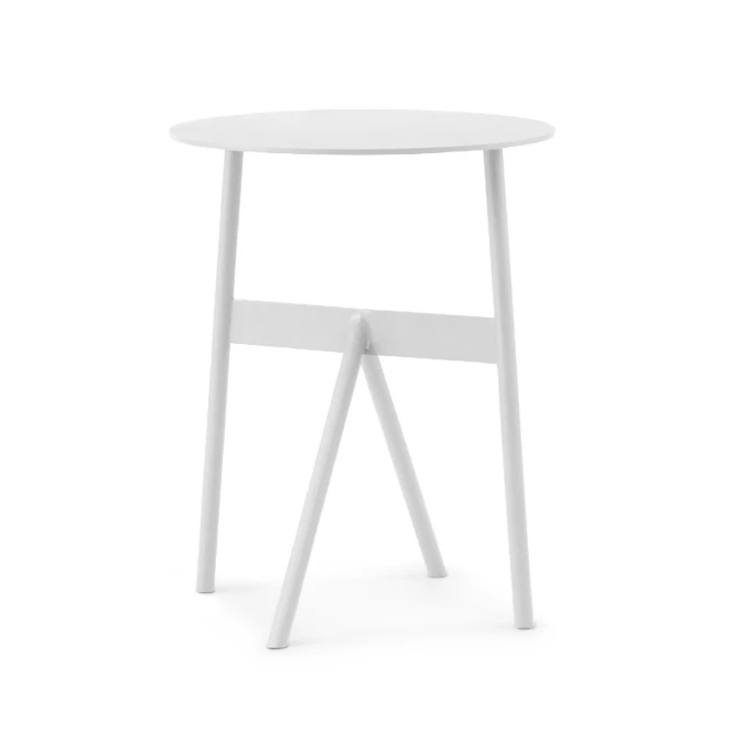 Normann Copenhagen Stock Tisch - Höhe 46 Cm - Ø 37 Cm - White 1 Normann Copenhagen Stock Tisch - Höhe 46 Cm - Ø 37 Cm - White