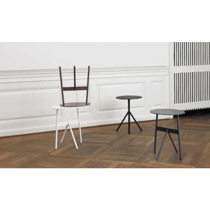 Normann Copenhagen Stock Tisch - Höhe 46 Cm - Ø 37 Cm - Wine 2 Normann Copenhagen Stock Tisch - Höhe 46 Cm - Ø 37 Cm - Wine – Bild 2