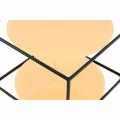 Kayoom Cody Beistelltisch - 50x50 Cm - Höhe 36 Cm - Orange/schwarz 4 Kayoom Cody Beistelltisch - 50x50 Cm - Höhe 36 Cm - Orange/schwarz -Lambert-shop unnamed file 1799