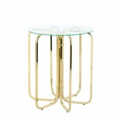 Kayoom Sherryl Beistelltisch - 45 X 45 X 55 Cm - Gold