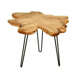 Kayoom Woody Beistelltisch - 60 X 50 X 52 Cm - Natural