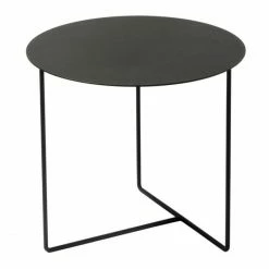 Weld & Co Solid 01 Beistelltisch - ø 50 Cm - H 45 Cm - Schwarz