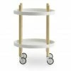 Normann Copenhagen Block Servierwagen Rund - H 64 X Ø 45 Cm - White