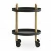 Normann Copenhagen Block Servierwagen Rund - H 64 X Ø 45 Cm - Black