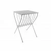 LEITMOTIV Cross Beistelltisch - 52x36x36 Cm - Grey