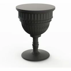 Qeeboo Capitol Beistelltisch - Ø 43,5 - Höhe 61 Cm - Black