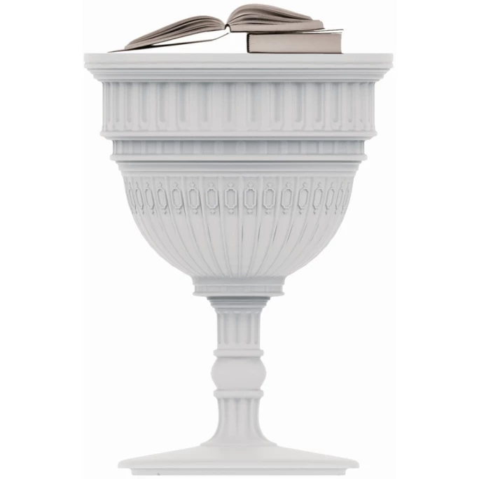 Qeeboo Capitol Beistelltisch - Ø 43,5 - Höhe 61 Cm - White 2 Qeeboo Capitol Beistelltisch - Ø 43,5 - Höhe 61 Cm - White – Bild 2