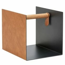 Lind DNA Hippo Holzkorb + Beistelltisch - 32x38x31 Cm - Nature/black/nature