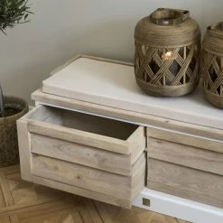 Riviera Maison Rivièra Maison Pacifica Sitzbank Mit Aufbewahrung - 110x40x48 Cm - Nature -Lambert-shop unnamed file 1910