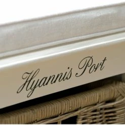 Riviera Maison Rivièra Maison Hyannis Hafenbank Mit Aufbewahrung - 110x40x48 Cm - White Sand -Lambert-shop unnamed file 1929