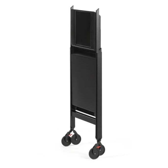 Alessi PLICO Servierwagen - 86x46x78 Cm - Schwarz 5 Alessi PLICO Servierwagen - 86x46x78 Cm - Schwarz – Bild 5