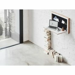 AMBIVALENZ Fläpps Staatssekretär/in Tisch - H/B/T 50x80x44 Cm - Matt Schwarz -Lambert-shop unnamed file 1950