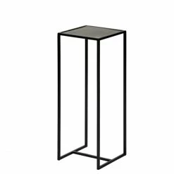 Lambert Leggero Säulentisch - Groß - 26 X 26 X 70 Cm - Schwarz-graphit